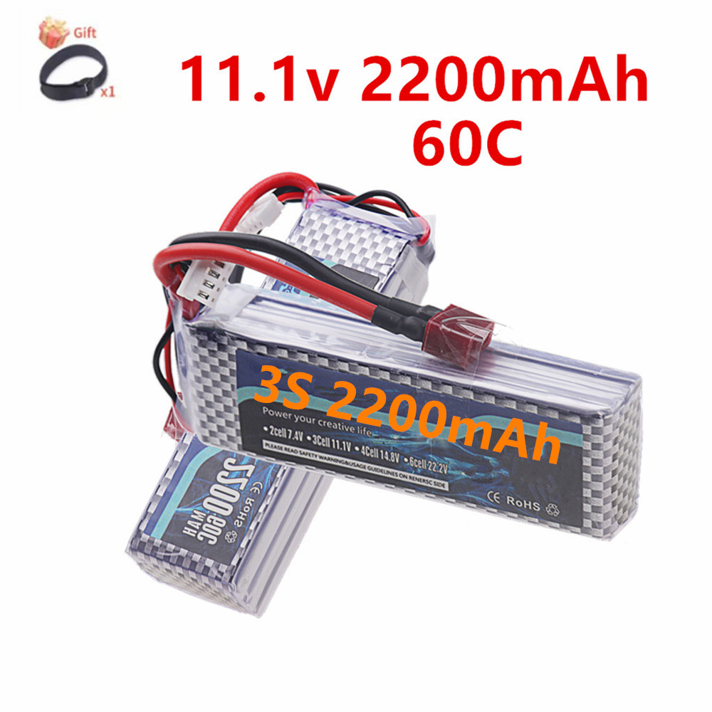 Rc Helicopter Coaxial - 3S 11.1V Lipo Battery Deans T