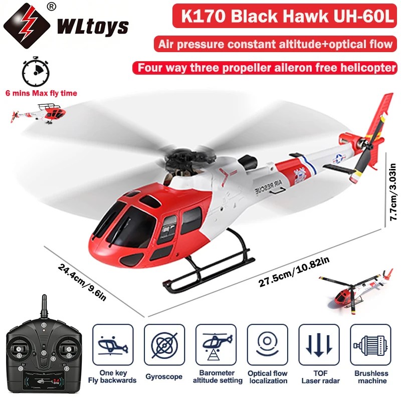 WLtoys 4CH K150-AS350 RC Helic - Rc Helicopter Gas 评论和价格