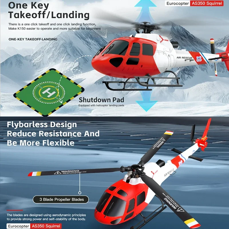 WLtoys 4CH K150-AS350 RC Helic - Rc Helicopter Gas 评论和价格