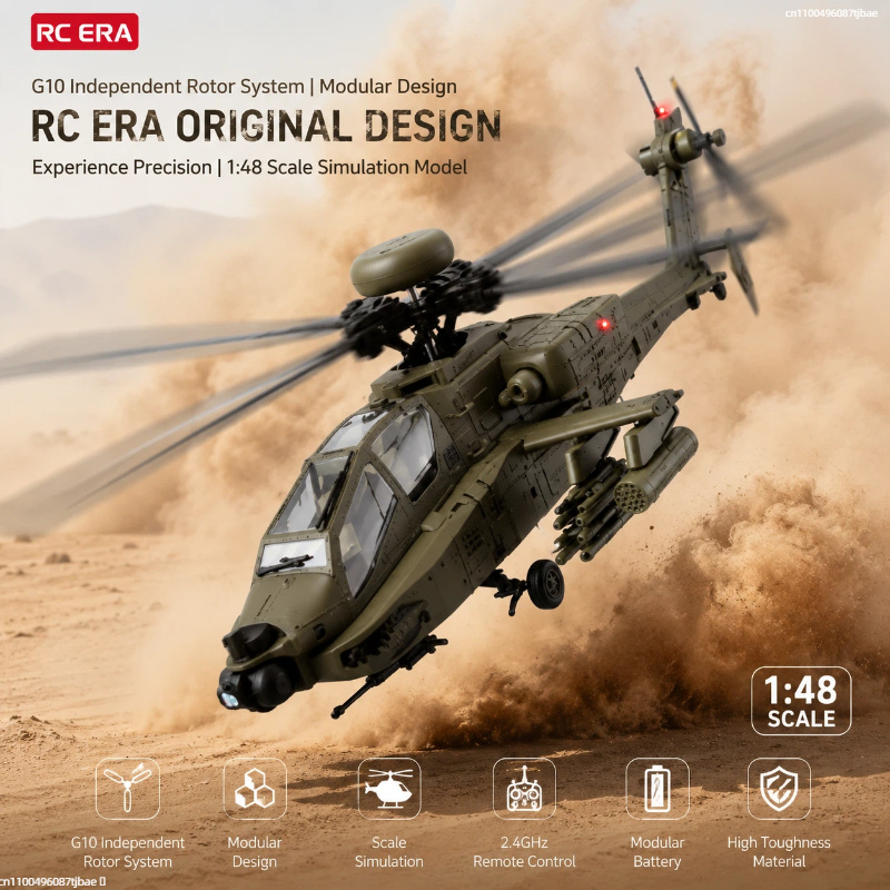 New In Stock Rc Era Ah-64d Apa - Rc Helicopter Single Rotor 评论和价格
