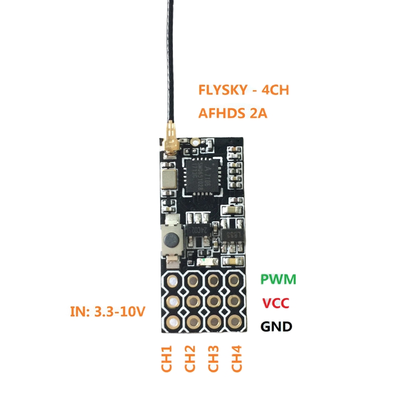 Flysky FS2A Mini Receiver 4CH  - Rc Helicopter Remote Control 评论和价格