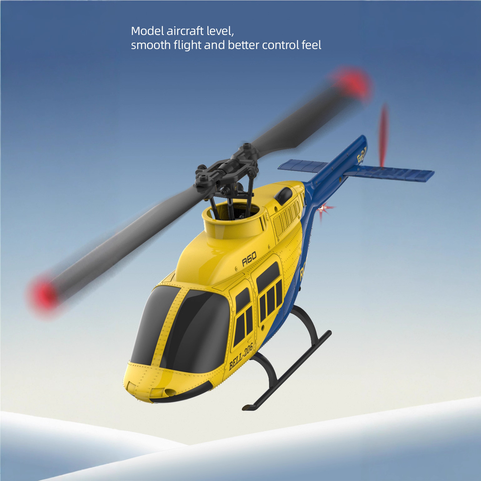 A60 1/42 Scale Bell 206 RC Hel - Rc Helicopter Single Rotor 评论和价格
