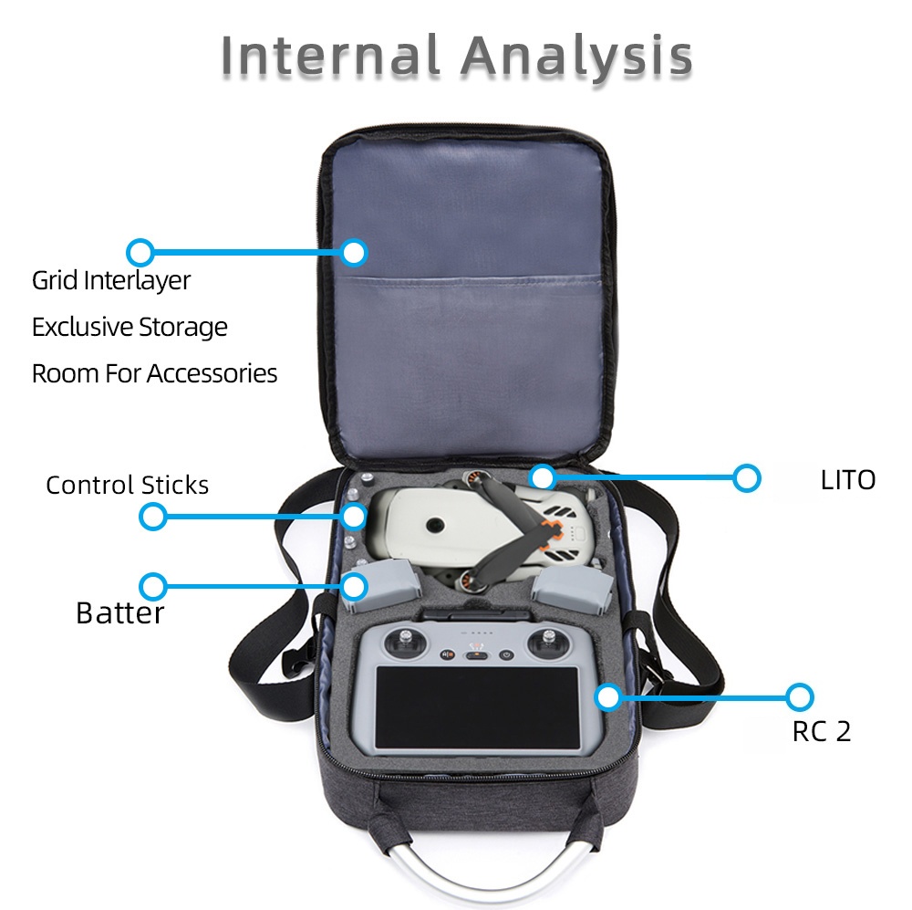 Protective Bag For DJI Lito X1 - Rc Helicopter Bag 评论和价格