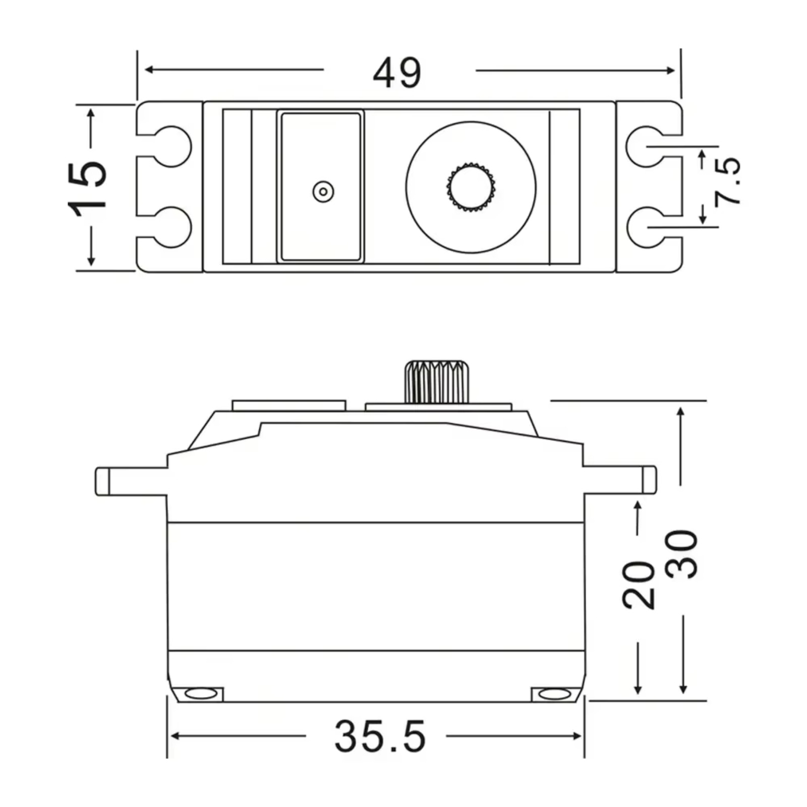 JX PDI-HV2545MG Digital RC Ser - Rc Helicopter Servo 评论和价格
